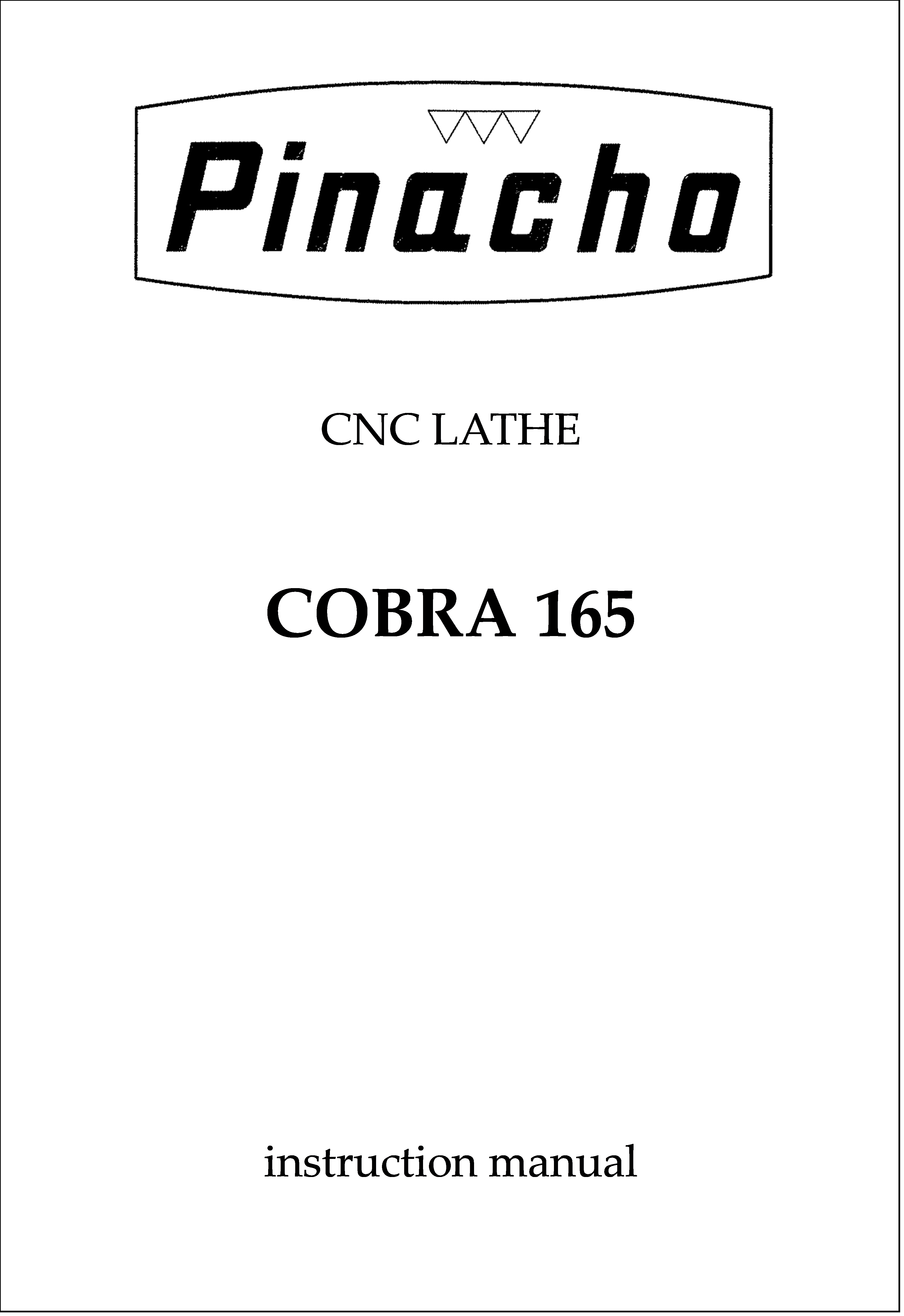Manual Torno COBRA 165
