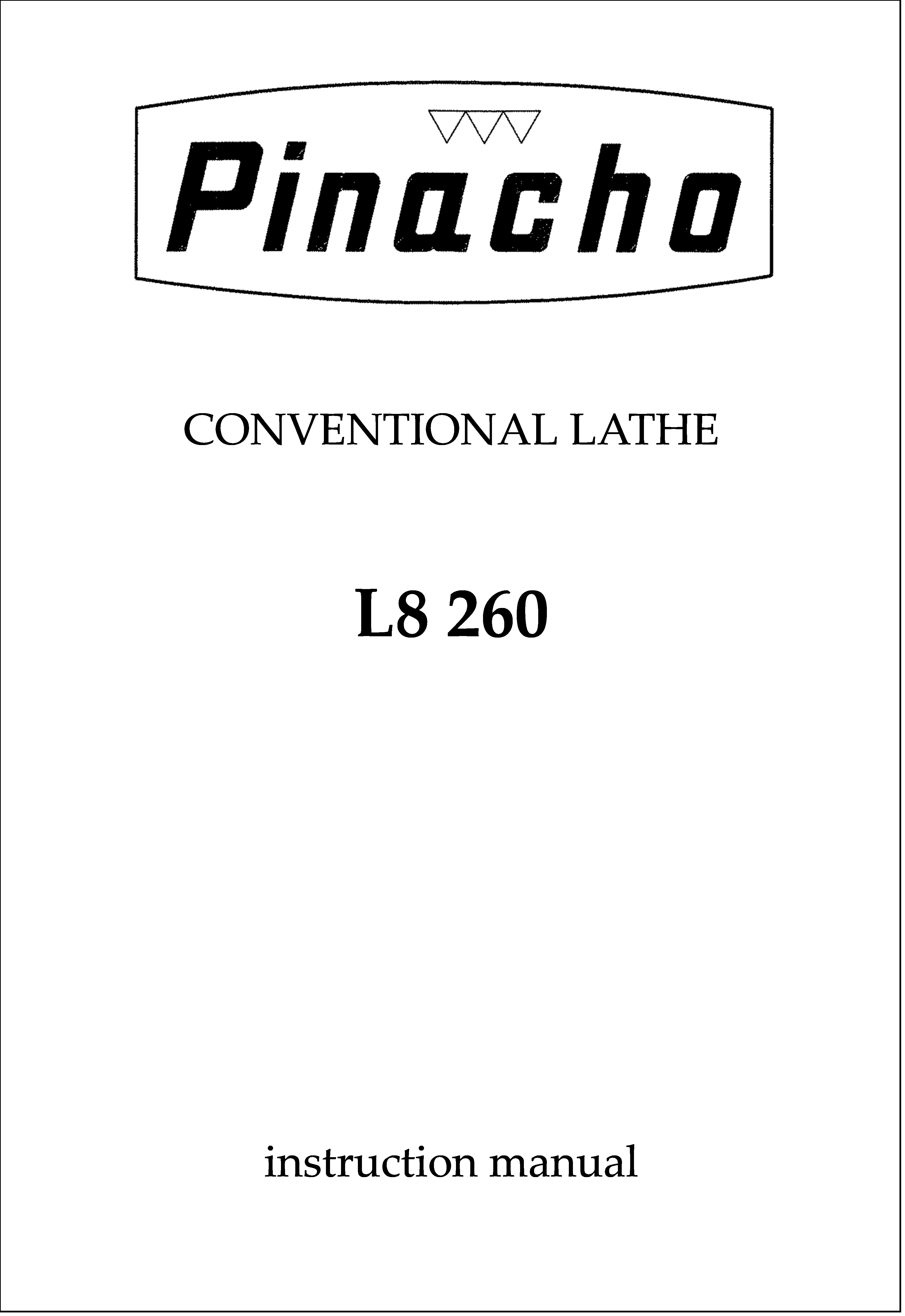 Manual Torno L8 260