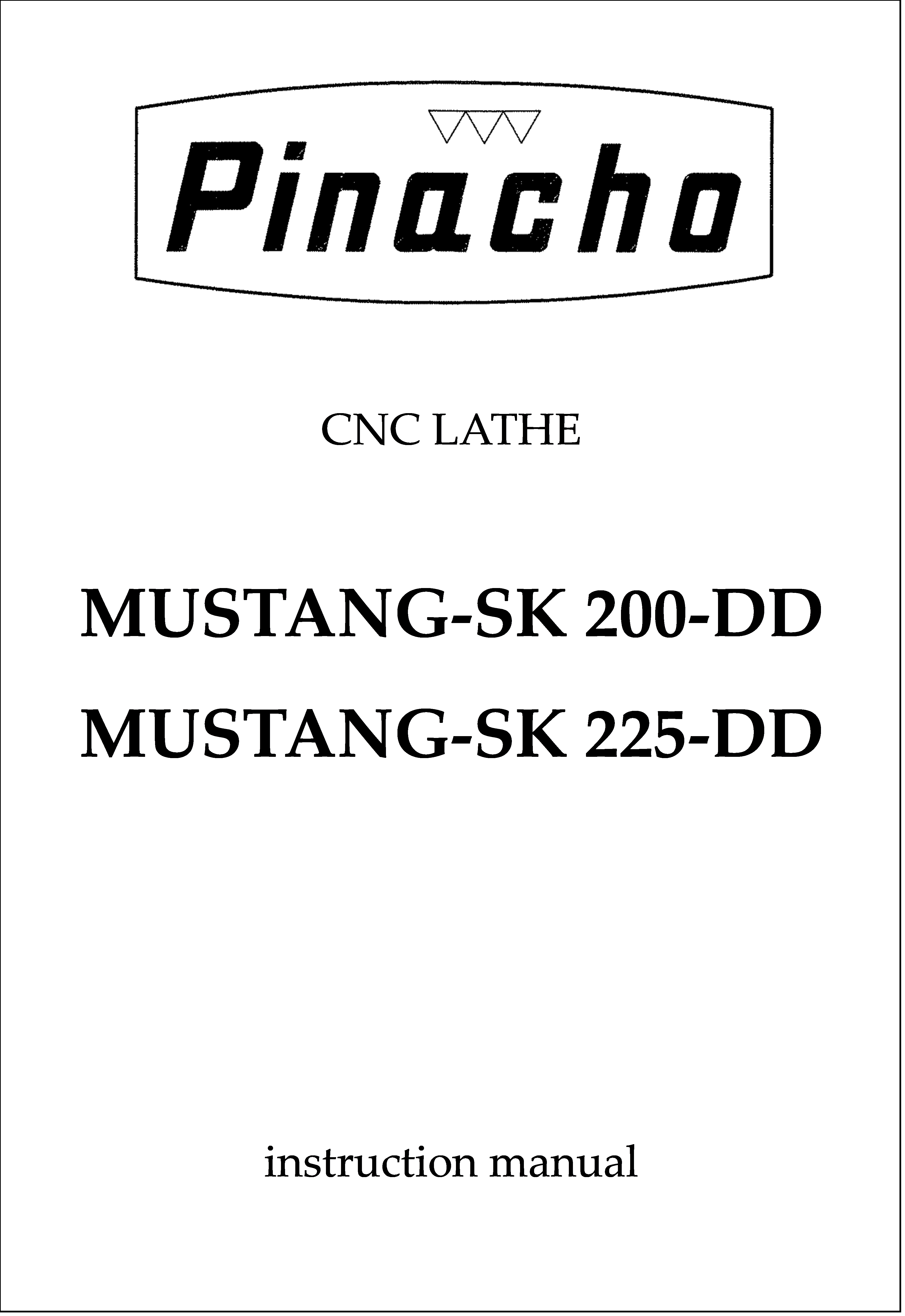 Manual Torno MUSTANG SK 200 y 255 DD