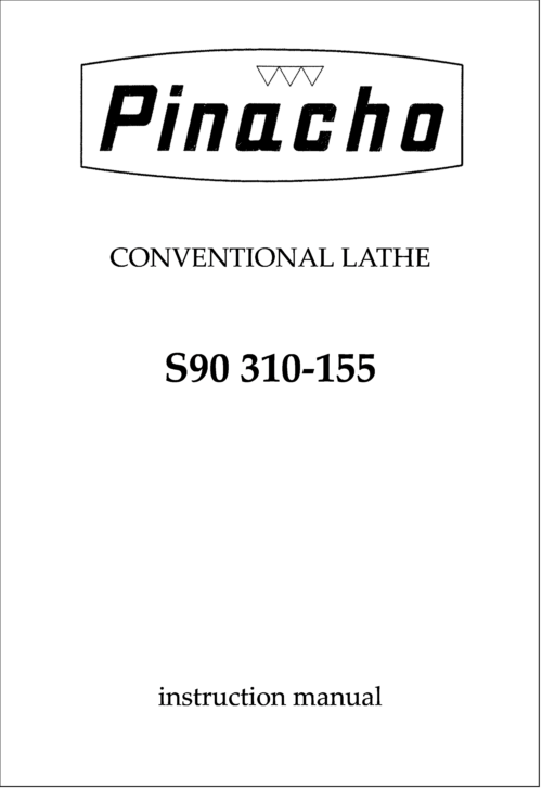 S90 310-155 Lathe Manuals