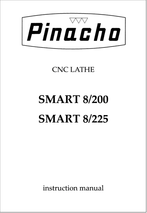 SMART8 200 and 225 Lathe Manuals