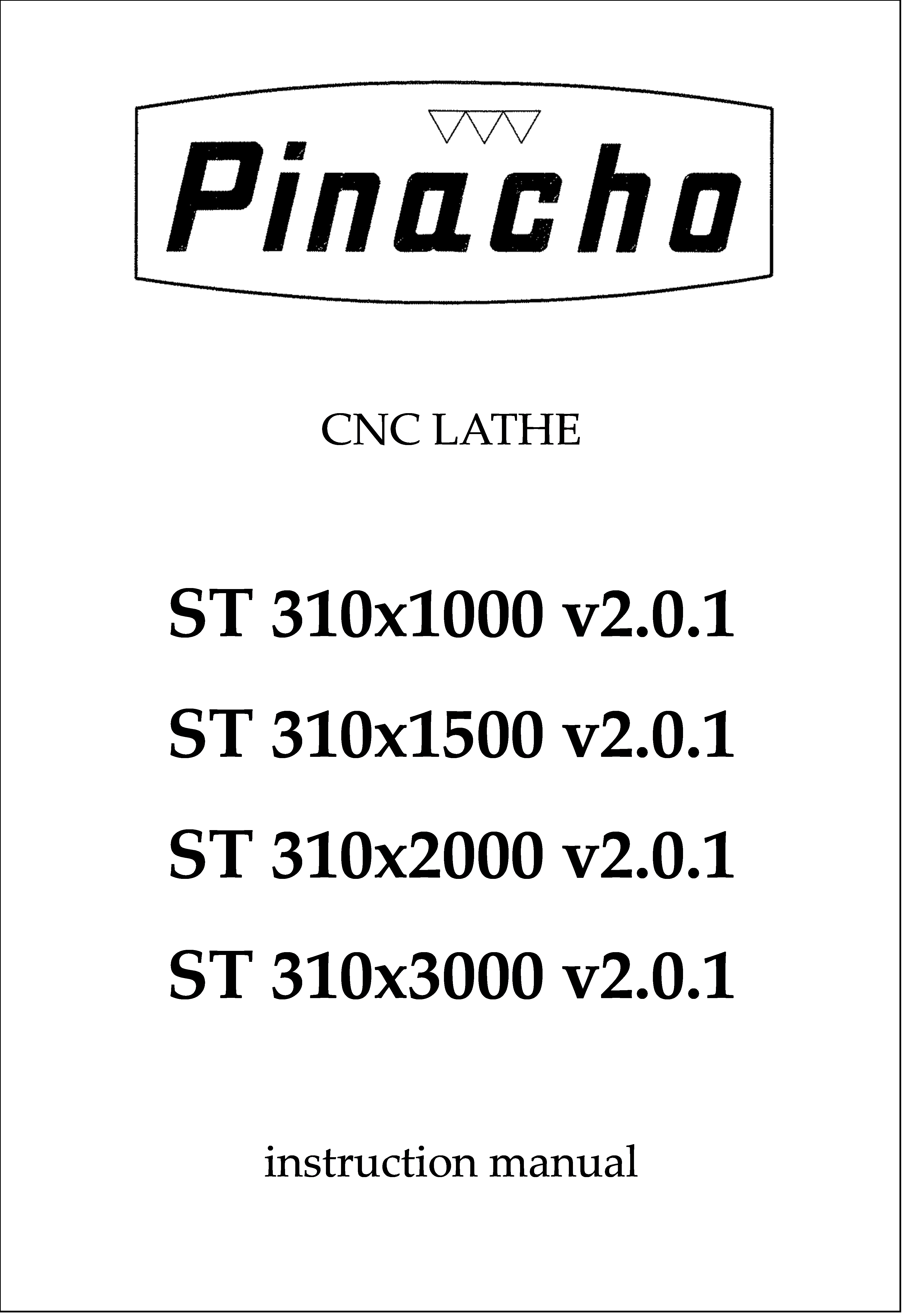 Manual Torno ST v2.0.1 310 x1000, x1500, x2000 y x3000